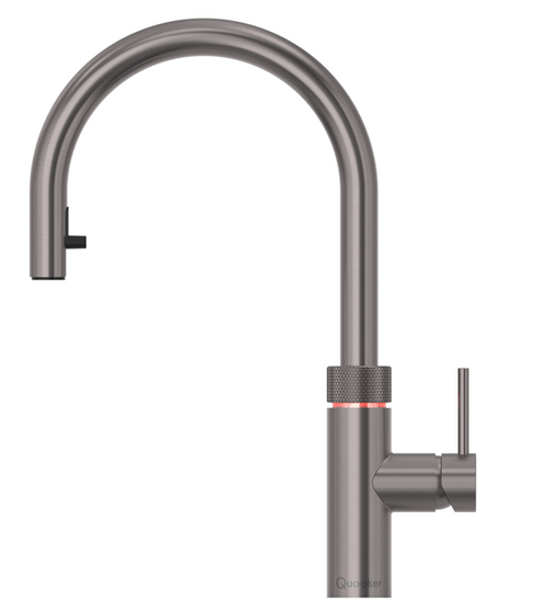 Quooker Flex Pull Out Boiling Water Gunmetal Tap with Tank