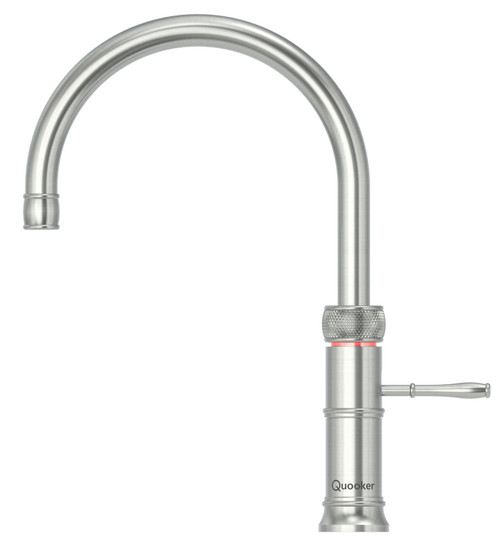 Quooker Classic Fusion Round Boiling Water Stainless Steel Tap with Tank