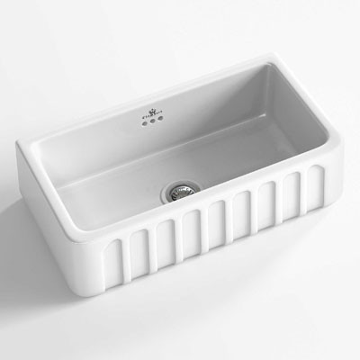 Chambord Louis II White Ceramic Kitchen Sink