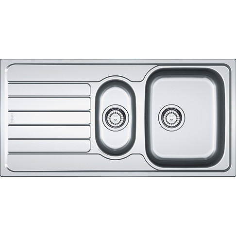 Franke Einbauspüle SRX 651 – Edelstahl, 100 X 50 Cm, Mit Becken, Abtropffläche Links & Überlauf