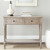 Console Accent Table Traditional Style Sofa Table in Distressed Cream Q280-DCT121993
