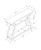 47" Taupe Floor Shelf Console Table With Storage N270-332814