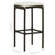  3 Piece Bar Set Poly Rattan Brown A949-313470