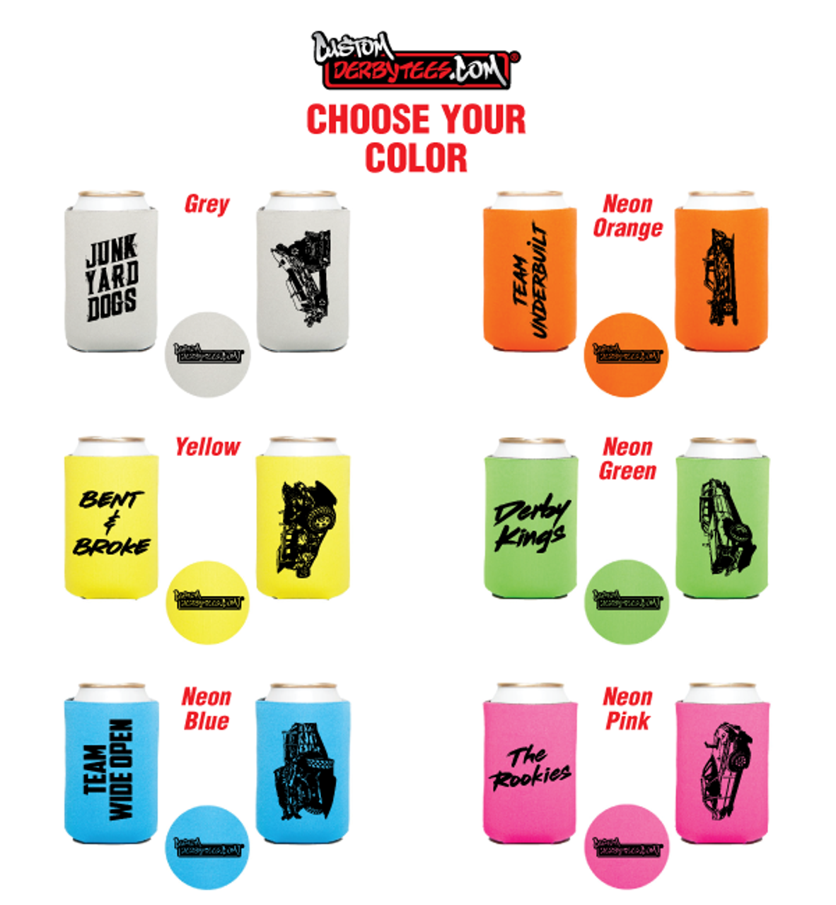 custom business koozies