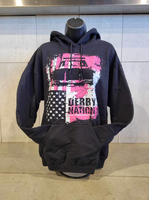 Derby Nation Pink Kids Hoodie