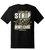 back of Strip Cars t-shirt in green/khaki