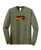 Front view of Military Green colored Send It long sleeve