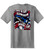 Back view of the Aluminum Tee sport grey T-shirt