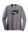 Front view of the Aluminum Tee sport grey long sleeve