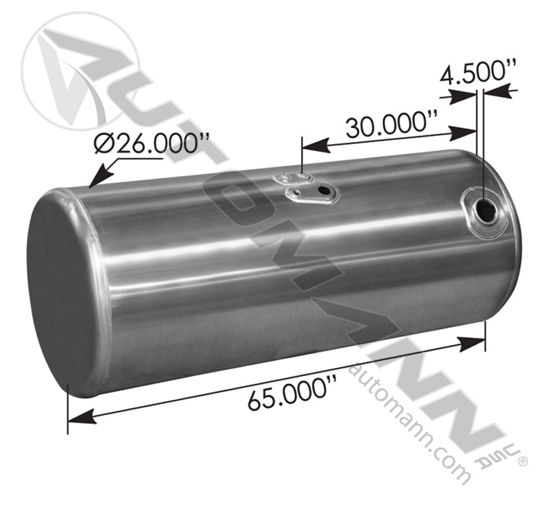 Fuel Tank Round for Peterbilt 576.75135260DR8