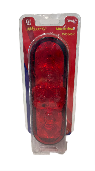 Maxxima LED-Leuchte, Rund, 6,3 Cm, Rot – Für Markierungslicht, Korrosionsbeständig, DOT-zugelassen