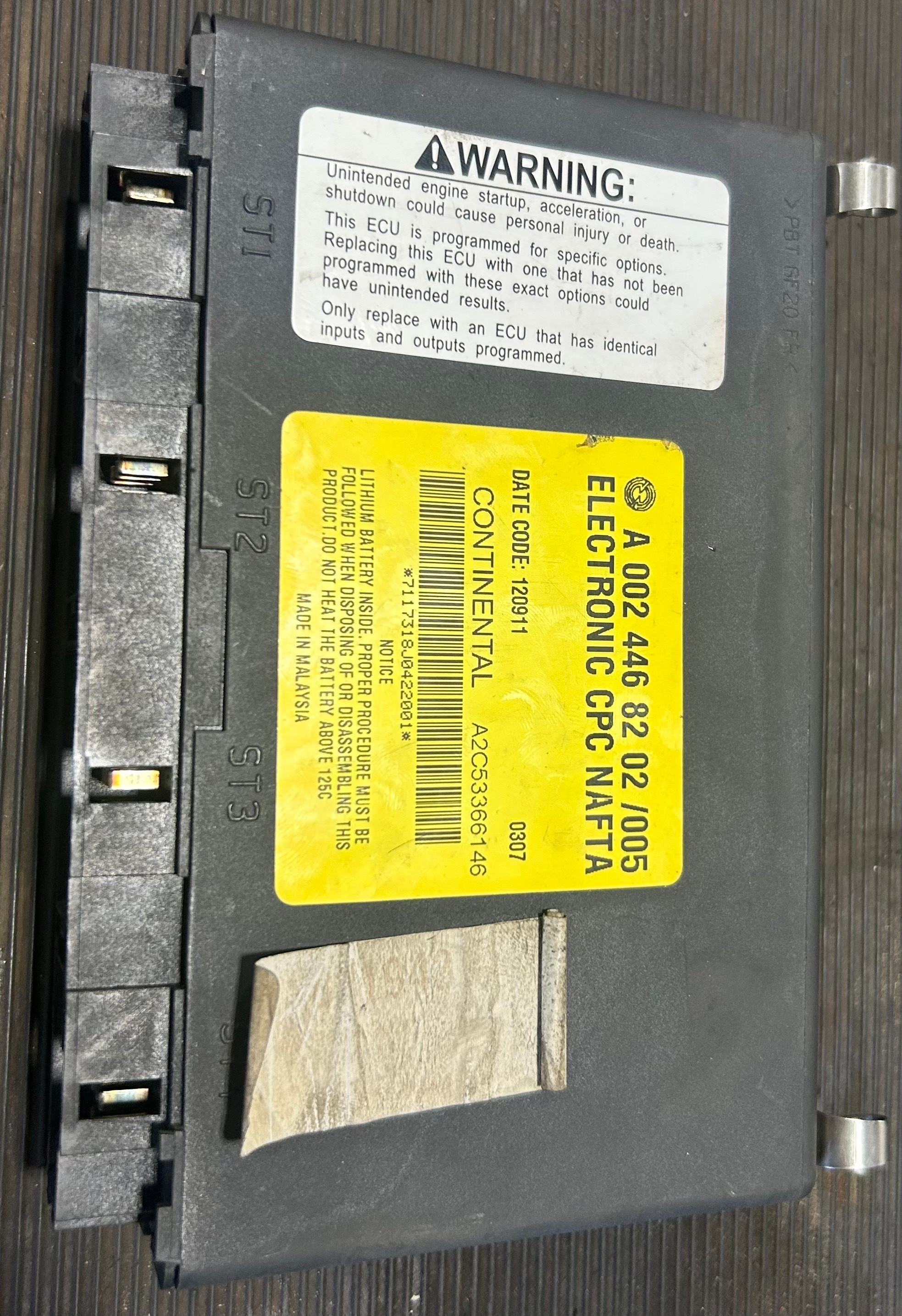 Freightliner CASCADIA Common Powertrain Controller (CPC)