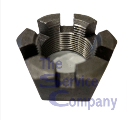 NUT HEX SLOTTED 1 1/2-12 GR 5