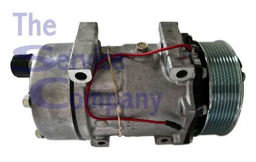 AC COMPRESSOR,12V, 8 GROOVE - The Service Company