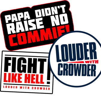 Louder With Crowder Decal Pack