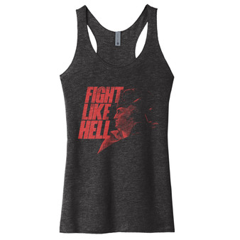 Fight Like Hell (Red) - Tri-Blend Women's Tank