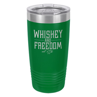 Whiskey and Freedom Tumbler
