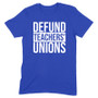 Defund Teachers Union Men's Short-Sleeve Tee