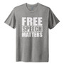 Free Speech Matters White Print - Tri Blend Unisex Tee