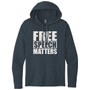 Free Speech Matters White Print - Tri-Blend Hoodie