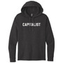 CAPITALIST White Print - Tri-Blend Hoodie