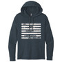 We The People Fight Like Hell (White Print) - Tri-Blend Hoodie
