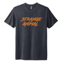 Strange Animal Orange Print - Tri Blend Unisex Tee