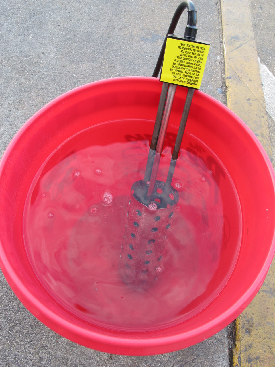 12" Bucket Water Heater TroxellUSA