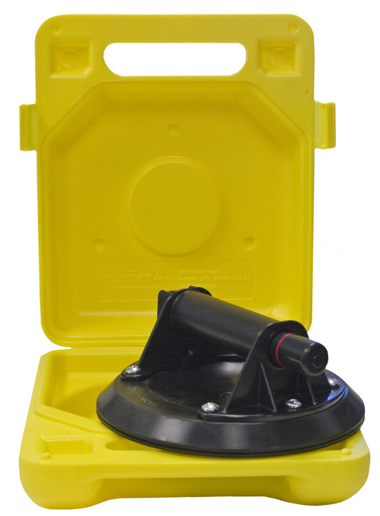 Suction Cup Power-Grip 8 Vacuum Lift with Carrying Case - TroxellUSA