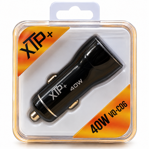 Dual Car Charger USB + C