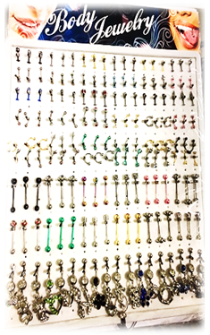 Body Jewelry Display 144ct.