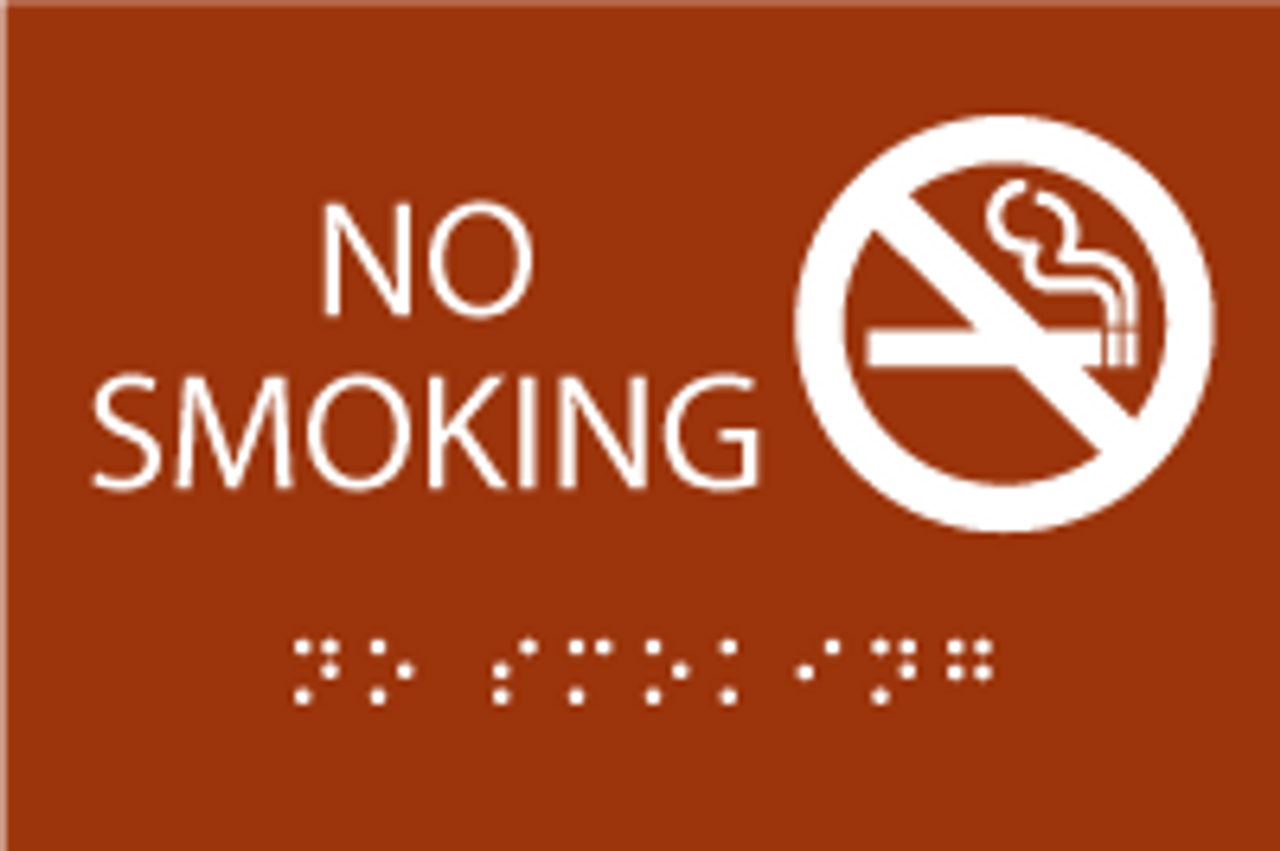 No Smoking Sign 12″x18″ 3mm Aluminum Composite – BC Retail Supplies