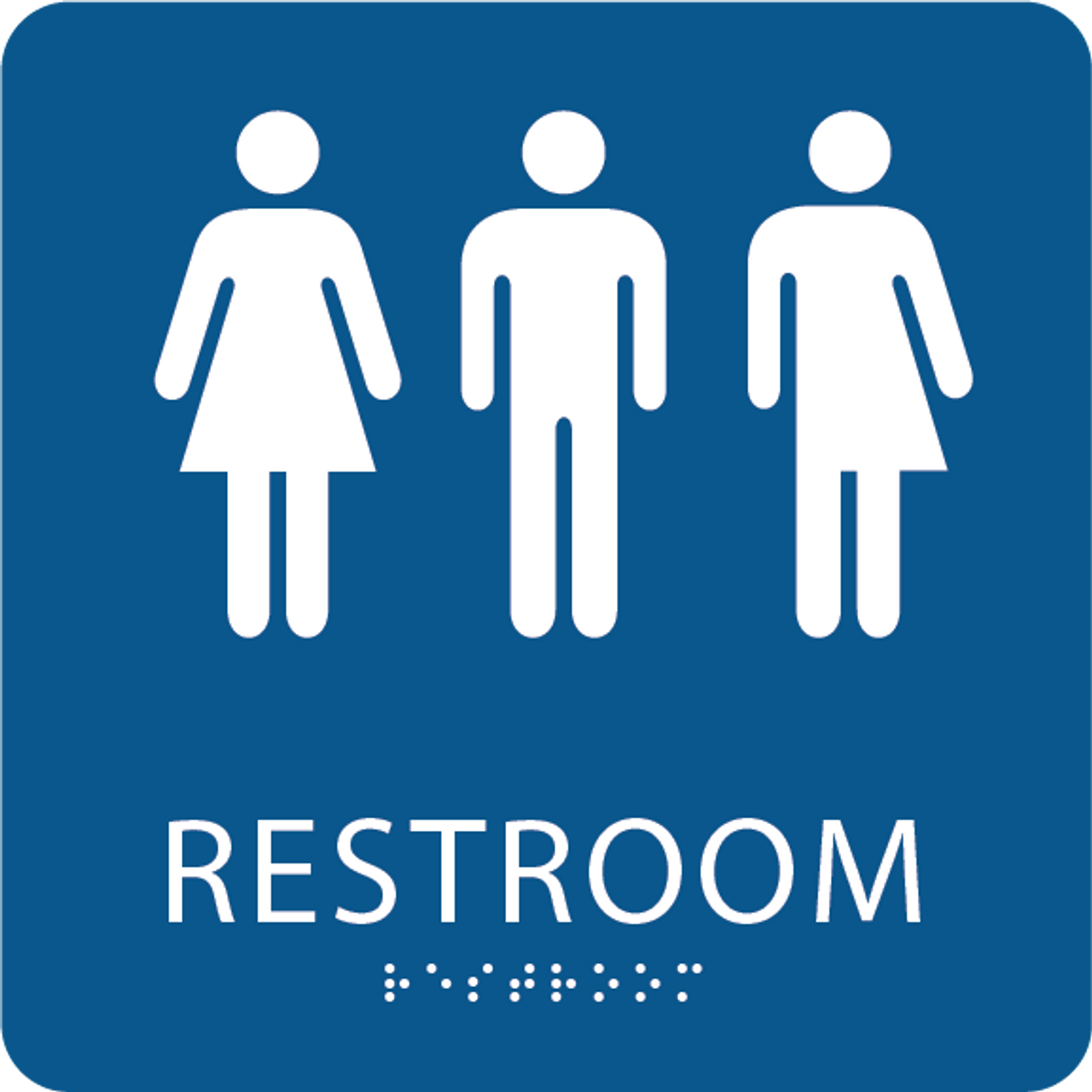 Gender Neutral ADA Restroom Sign ADA Central Signs