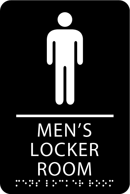 Men's Locker Room Signs | ADA Central Signs