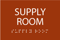Supply Room Signs ADA Central Signs
