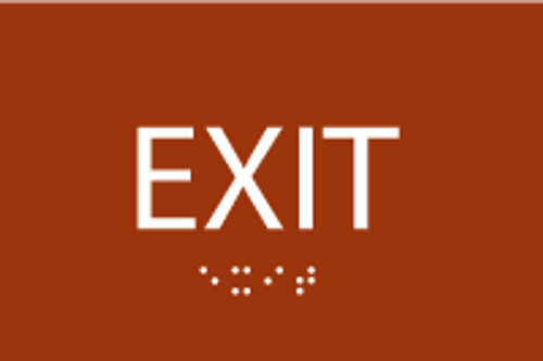 ADA Exit Sign