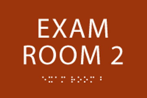 Exam Room 2 ADA Sign