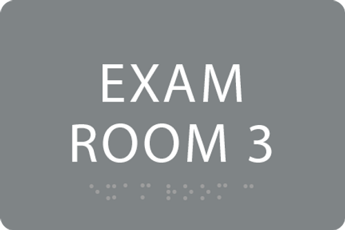 ADA Exam Room 3 Sign