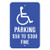 Missouri Handicap Parking Sign