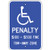 Virginia Handicap Reserved Parking Sign