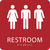 Gender Neutral ADA Restroom Sign