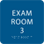 Royal Blue ADA Exam Room 3 with Braille