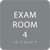 Grey Exam Room 4 ADA Sign