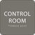 Control Room ADA Sign - 6" x 6"