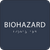 Navy Biohazard ADA Sign