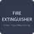 Navy Fire Extinguisher ADA Sign