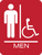 Bealls Inc Men Accessible Restroom Sign