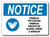 Notice Chemical PPE Station Horizontal Sign