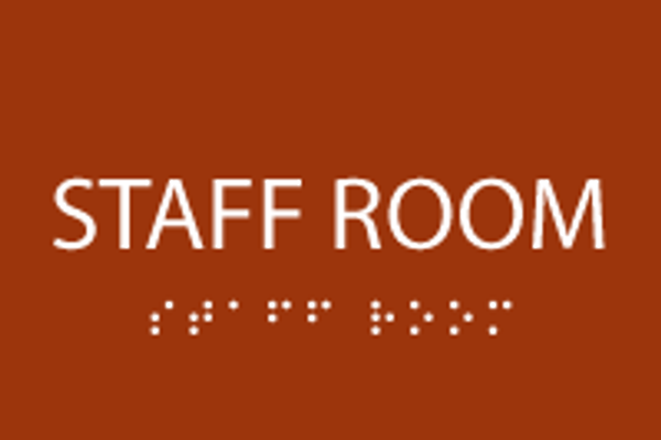 ADA Staff Room Sign