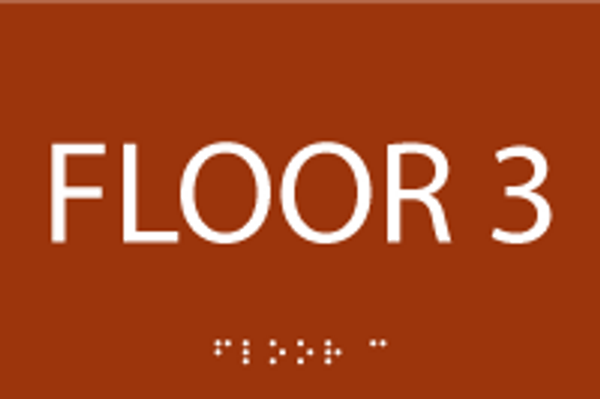 ADA Floor 3 Sign